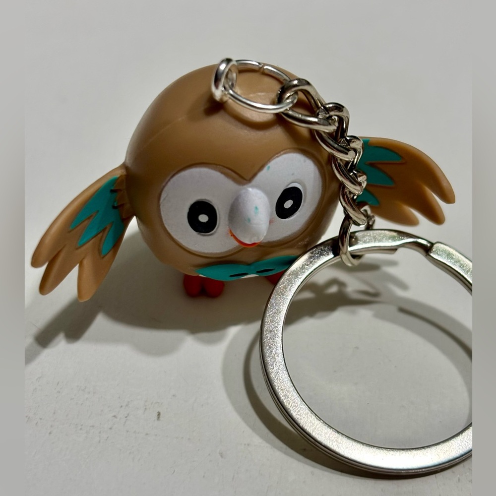 Handmade Pokemon Rowlet Keychain